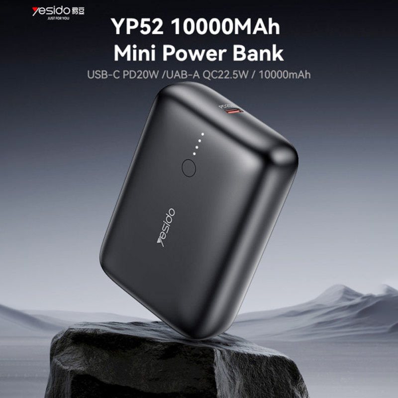پاور بانک فست شارژ یسیدو Super Mini YP52 QC3.0 PD 22.5W ظرفیت 10000 میلی آمپر ساعت - 6