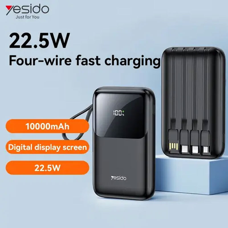 پاور بانک فست شارژ یسیدو YP71 PD 22.5W ظرفیت 10000 میلی آمپر ساعت - 4