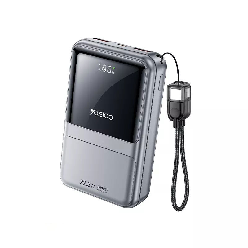 پاور بانک فست شارژ یسیدو YP96 PD 22.5W ظرفیت 20000 میلی آمپر ساعت