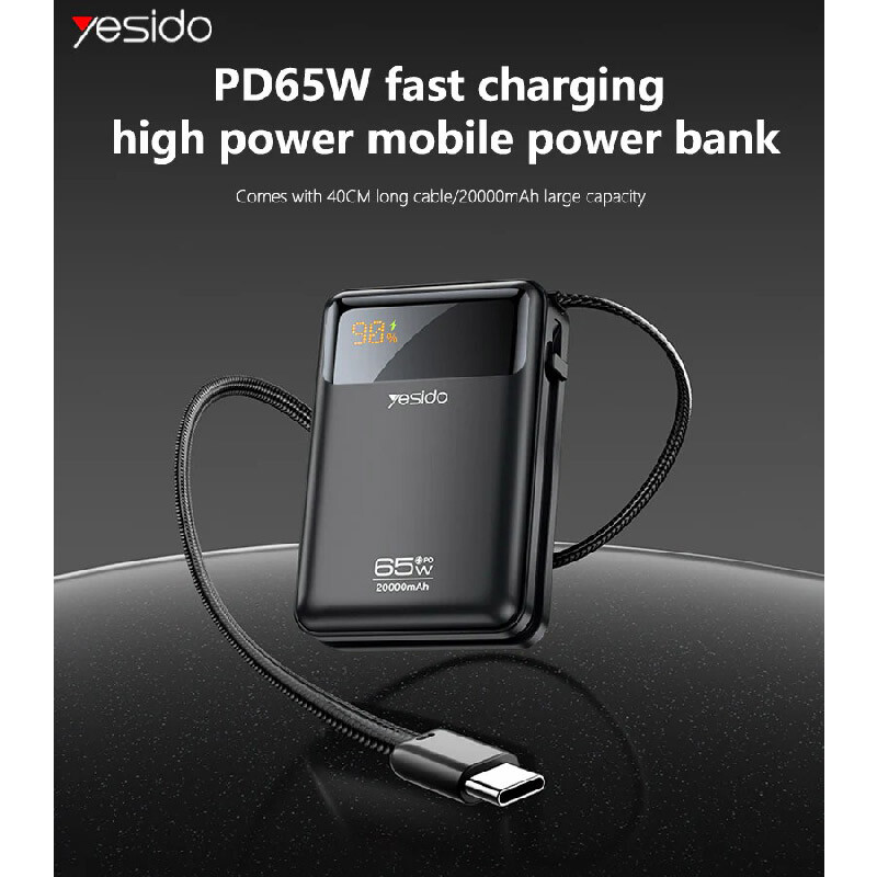 پاور بانک فست شارژ یسیدو YP97 PD 65W ظرفیت 20000 میلی آمپر ساعت - 6