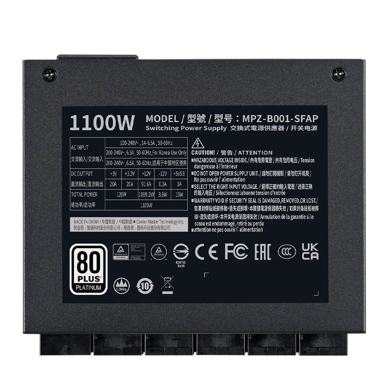 پاور ماژولار 1100 وات کولر مستر Cooler Master V SFX Platinum - 4