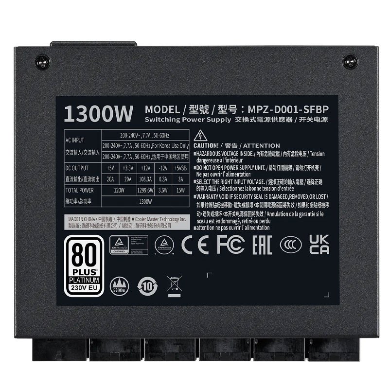 پاور ماژولار 1300 وات کولر مستر Cooler Master V SFX Platinum - 4
