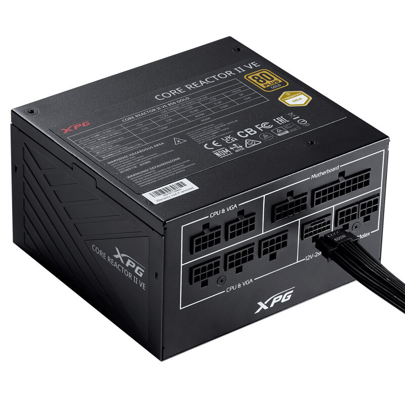 پاور ماژولار 850 وات ایکس پی جی XPG CORE REACTOR II VE Gold - 5
