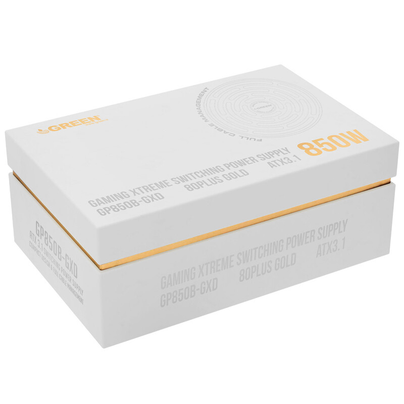 پاور ماژولار 850 وات گرین Green GP850B-GXD WH GOLD - 2