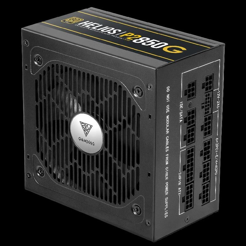 پاور ماژولار 850 وات گیم دیاس Gamdias HELIOS P2-850G V2 Gold - 5