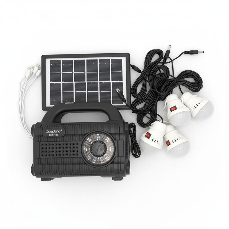 پاوربانک و رادیو اسپیکر بلوتوثی خورشیدی دیپ کینگ DK-801SL - 5