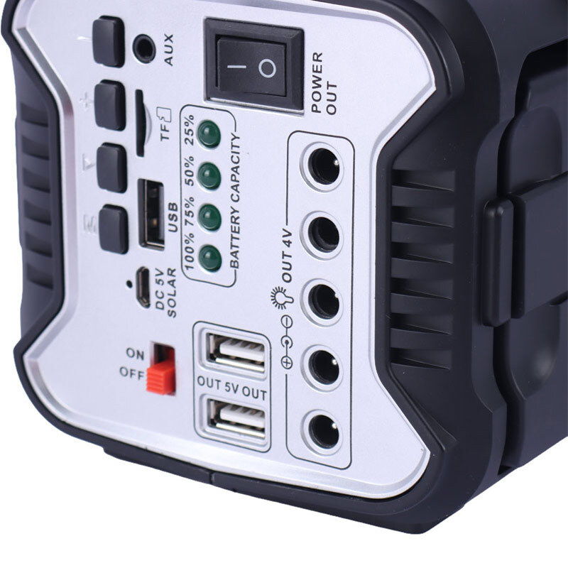 پاوربانک و رادیو اسپیکر بلوتوثی خورشیدی دیپ کینگ DK-801SL - 6