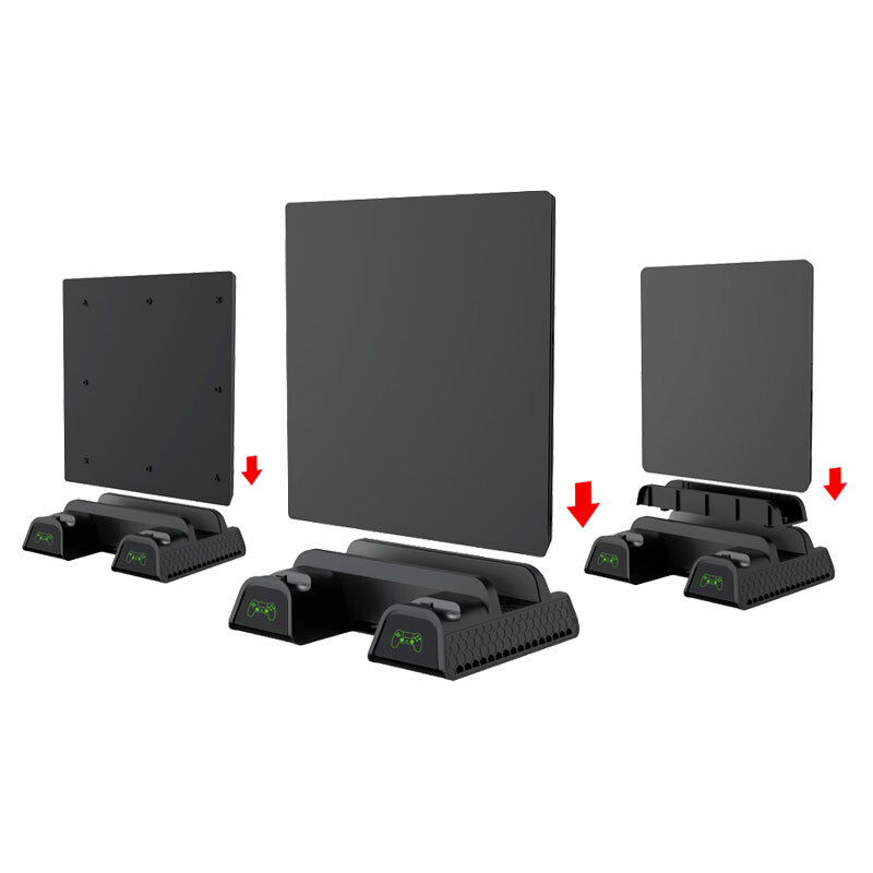 پایه نگهدارنده و شارژر دسته بازی PS4 Slim / Pro دابی TP4-882C - 4