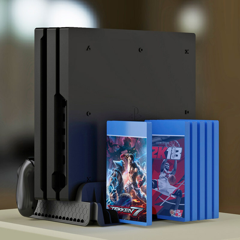 پایه نگهدارنده و شارژر دسته بازی PS4 Slim / Pro دابی TP4-882C - 7