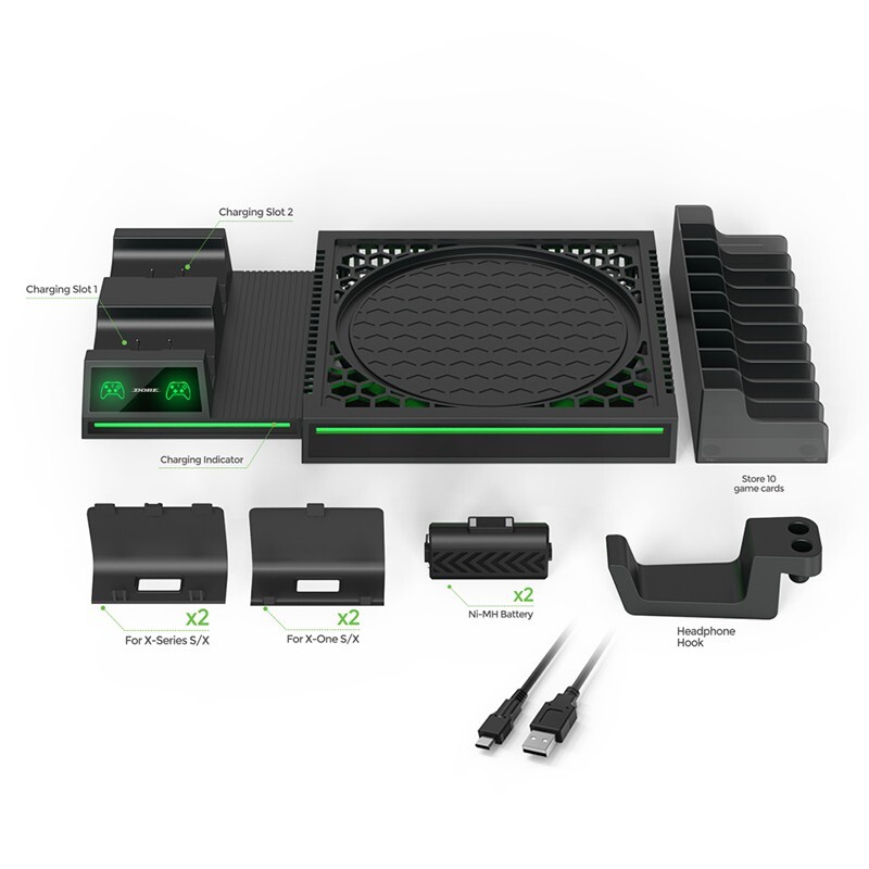 پایه نگهدارنده و شارژر دسته بازی Xbox دابی TYX-1622 - 3