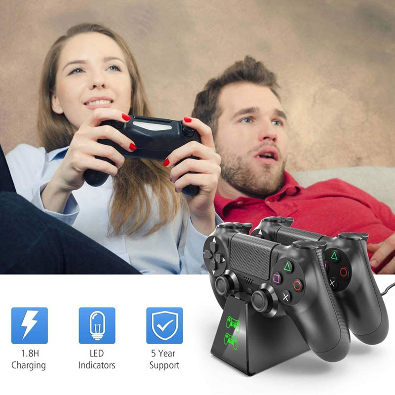پایه شارژر دسته بازی PS4 دابی TP4-19012 - 4
