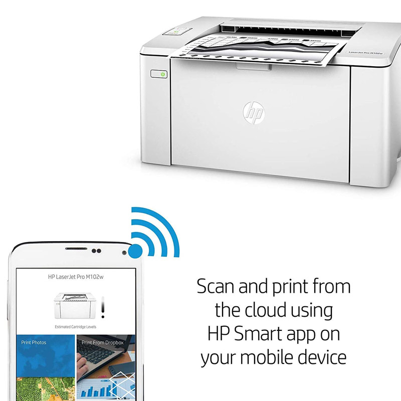 پرینتر لیزری HP LaserJet Pro M102W - 8