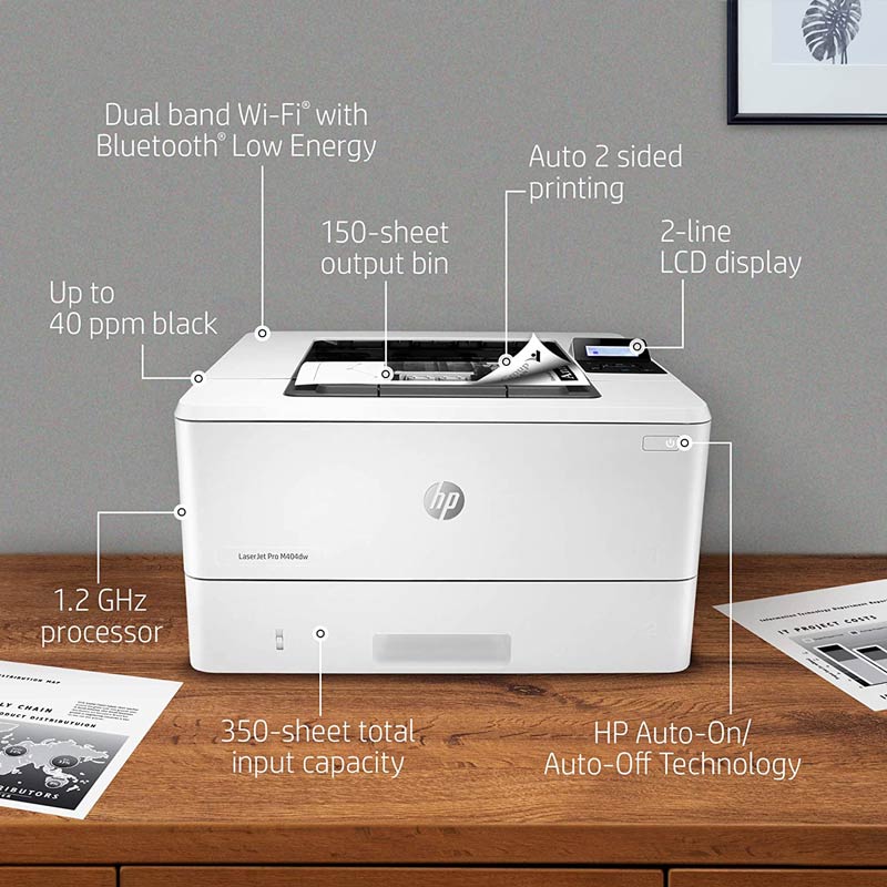 پرینتر لیزری HP LaserJet Pro M404dw - 3