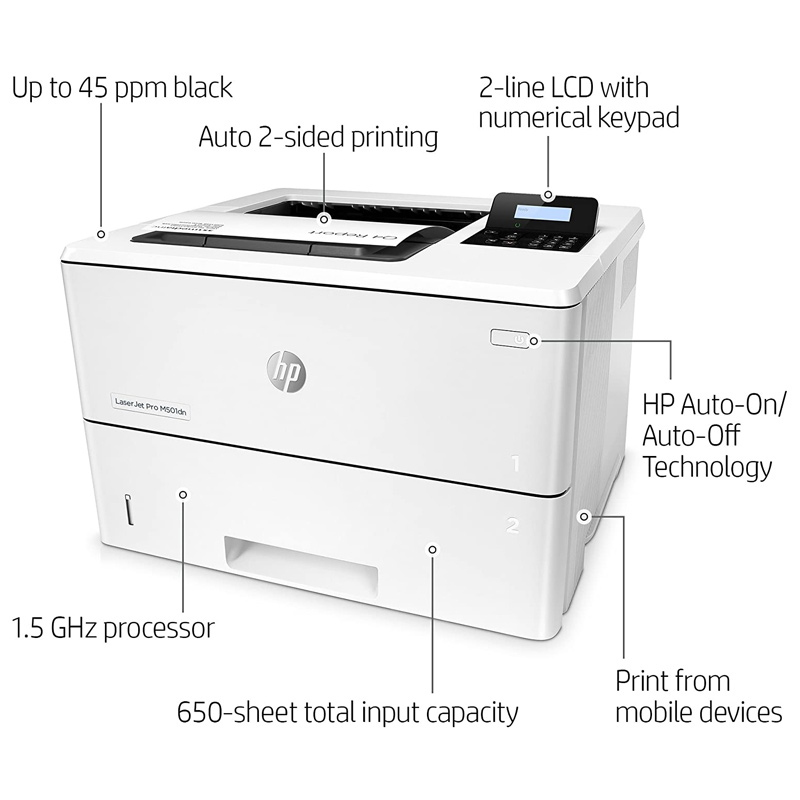 پرینتر لیزری HP LaserJet Pro M501dn - 3