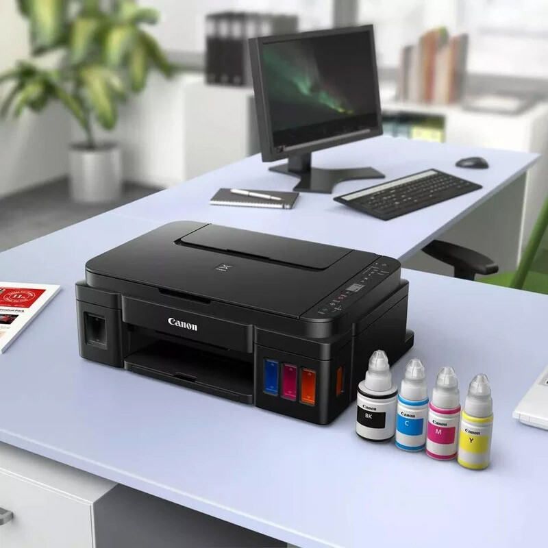 پرینتر رنگی چند کاره جوهر افشان Canon PIXMA G3410 - 3