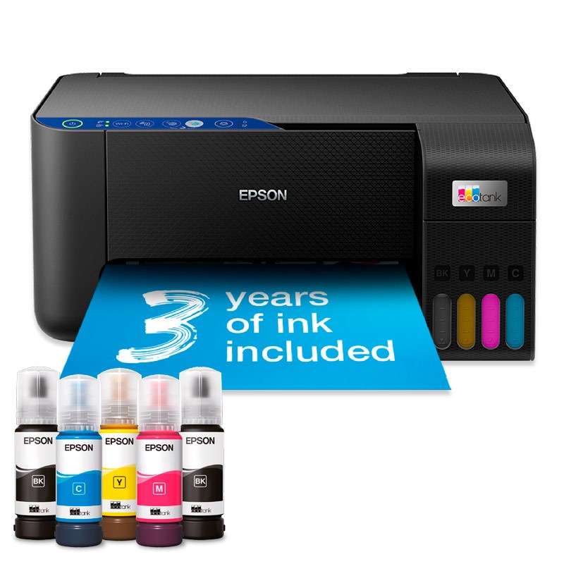 پرینتر رنگی چند کاره جوهر افشان Epson EcoTank L3251 - 3