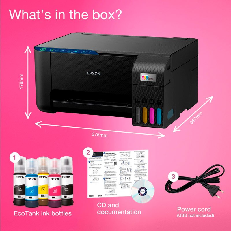 پرینتر رنگی چند کاره جوهر افشان Epson EcoTank L3251 - 6