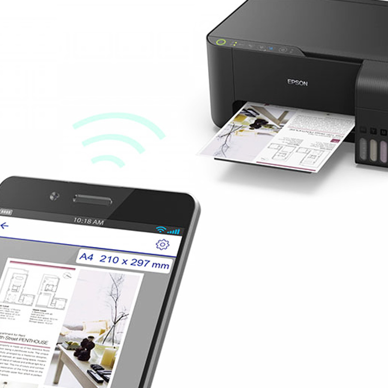پرینتر رنگی چند کاره جوهرافشان EPSON L3150 - 3