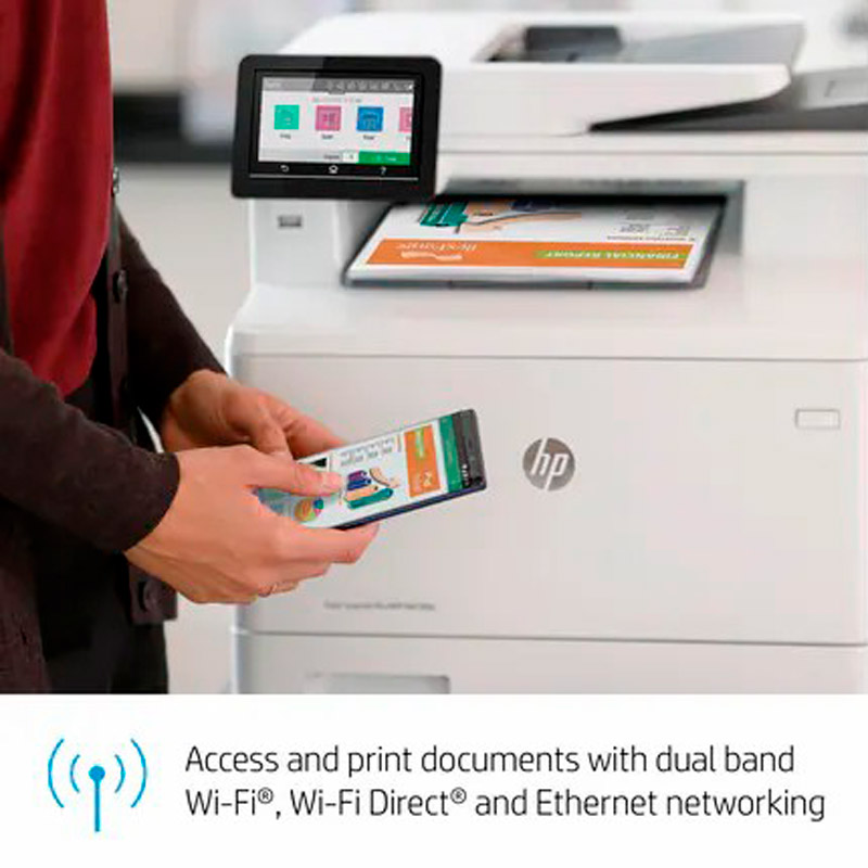 پرینتر رنگی چند کاره لیزری HP Color LaserJet Pro MFP M479fdw - 8