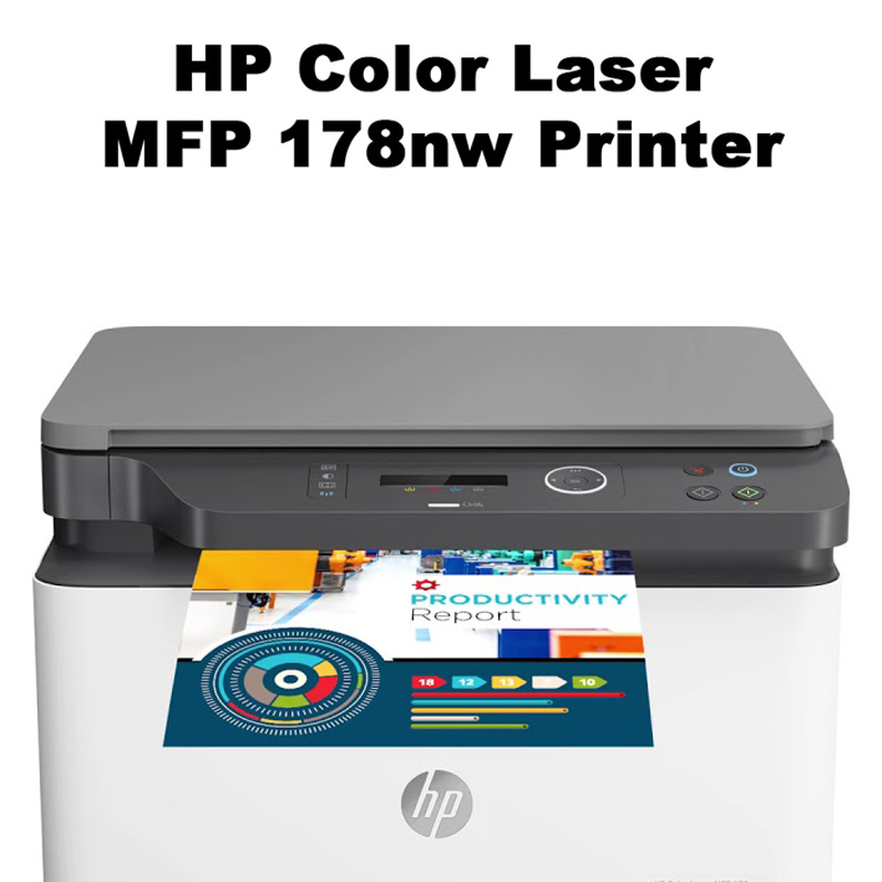 پرینتر رنگی چند کاره لیزری HP Laser MFP 178nw - 5