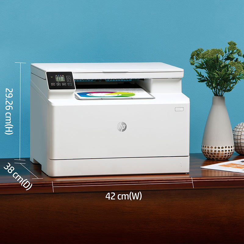 پرینتر رنگی چند کاره لیزری HP LaserJet Pro MFP M182n - 7