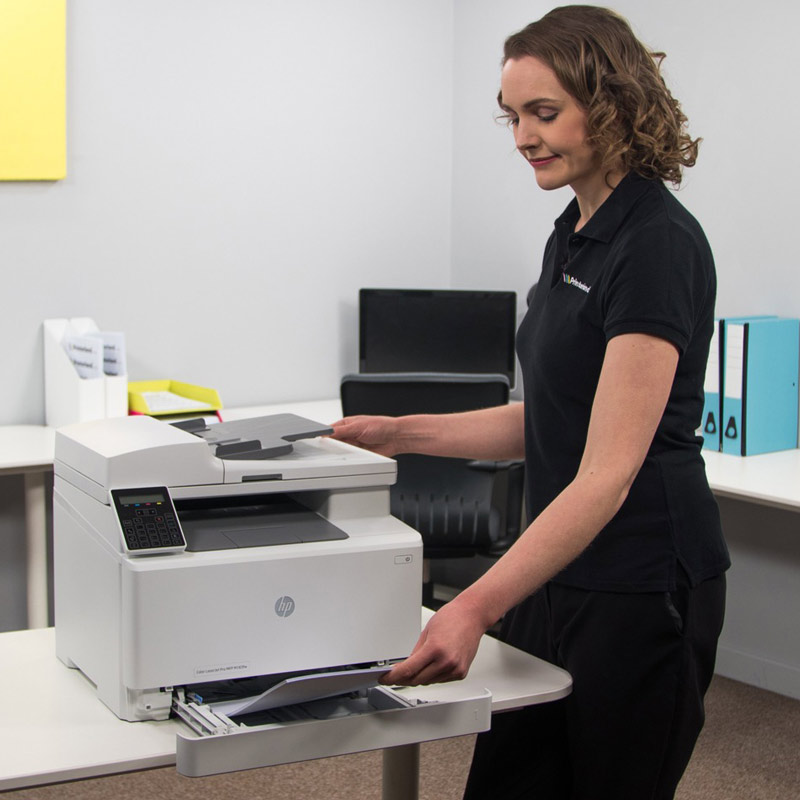 پرینتر رنگی چند کاره لیزری HP LaserJet Pro MFP M183fw - 7