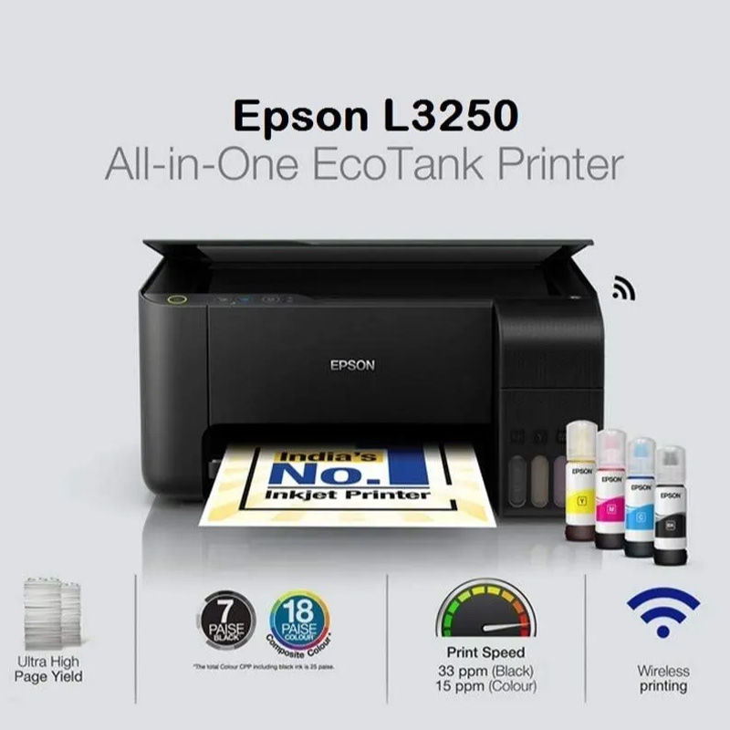 پرینتر رنگی چندکاره جوهر افشان Epson L3250 - 6