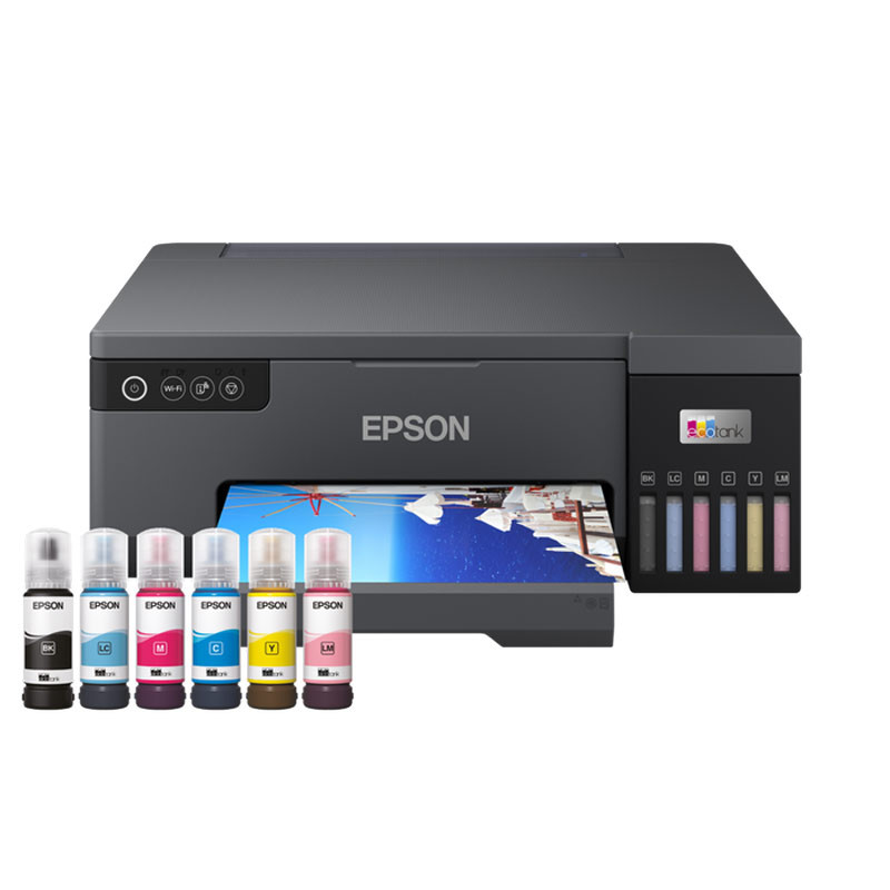 پرینتر رنگی جوهر افشان Epson EcoTank L8050 - 3
