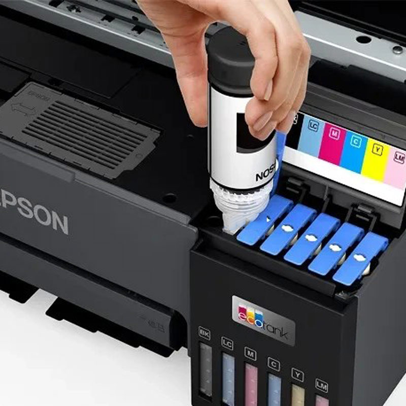 پرینتر رنگی جوهر افشان Epson EcoTank L8050 - 4