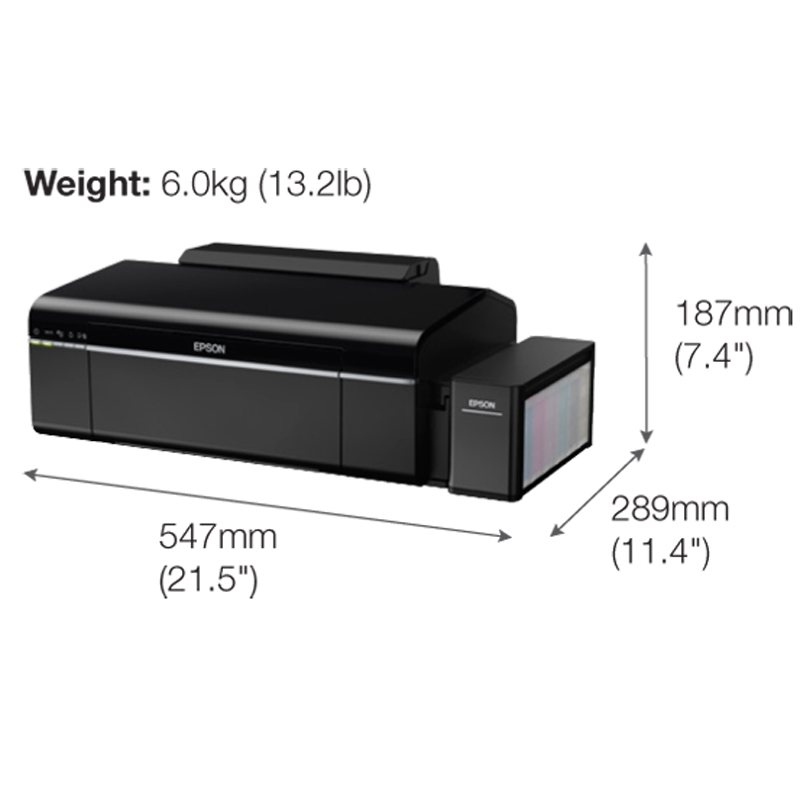 پرینتر رنگی جوهر افشان EPSON L805 فاقد جوهر - 3
