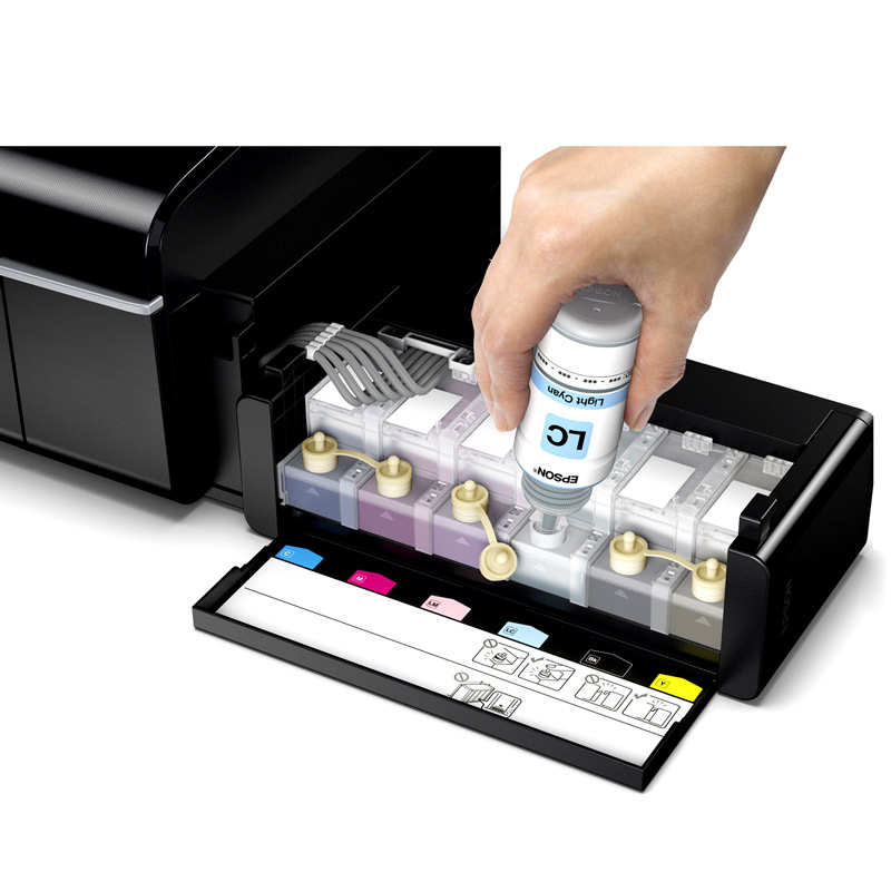 پرینتر رنگی جوهر افشان EPSON L805 فاقد جوهر - 5