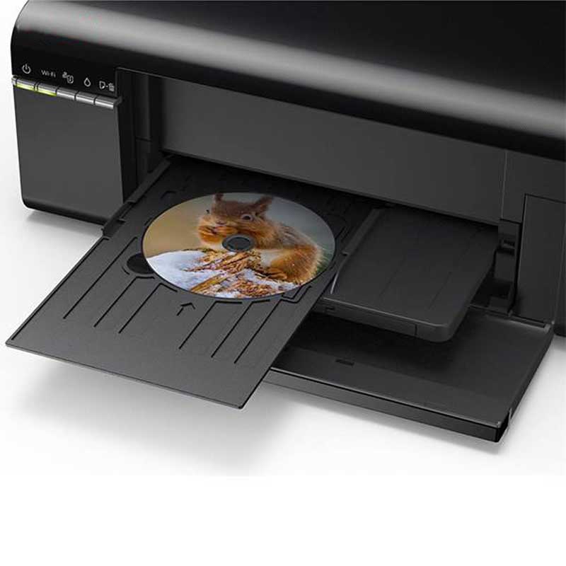 پرینتر رنگی جوهر افشان EPSON L805 + جوهر اصلی - 3