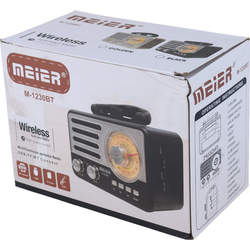 رادیو اسپیکر بلوتوثی مییر M-1230BT - 2