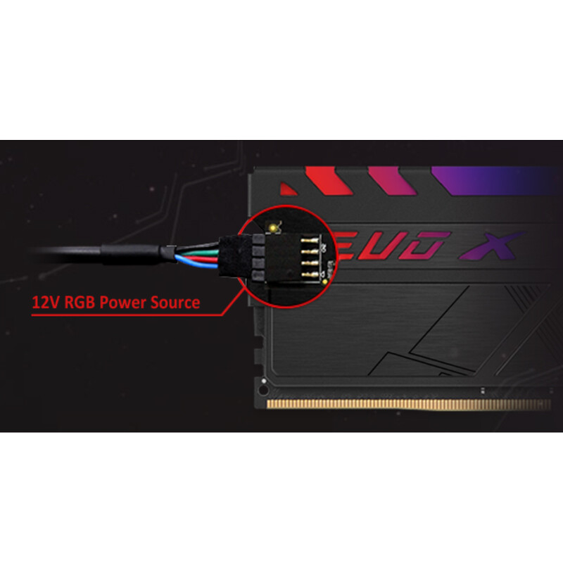 رم کامپیوتر گیل Evo X DDR4 4GB Single 2400MHz CL17 - 2