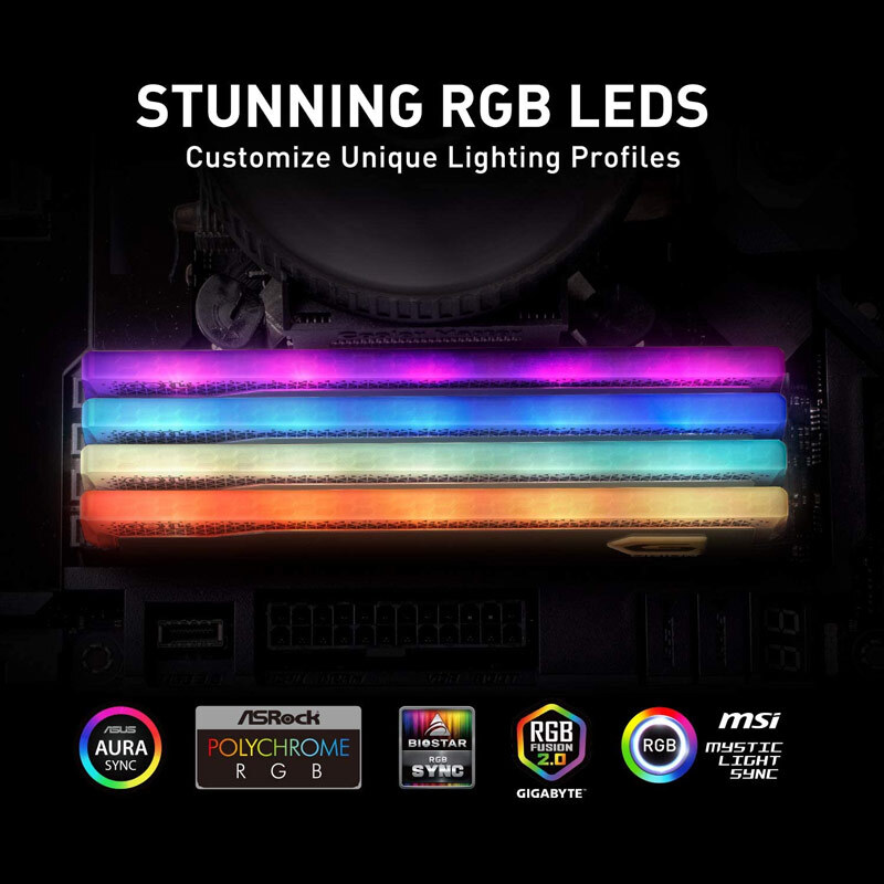 رم کامپیوتر گیل Orion RGB DDR4 16GB Single 3600MHz CL18 - 4