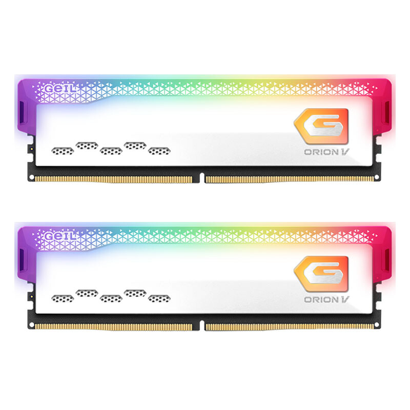 رم کامپیوتر گیل Orion V White RGB DDR5 32GB Dual 5600MHz CL38