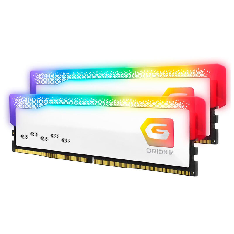 رم کامپیوتر گیل Orion V White RGB DDR5 32GB Dual 5600MHz CL38 - 2