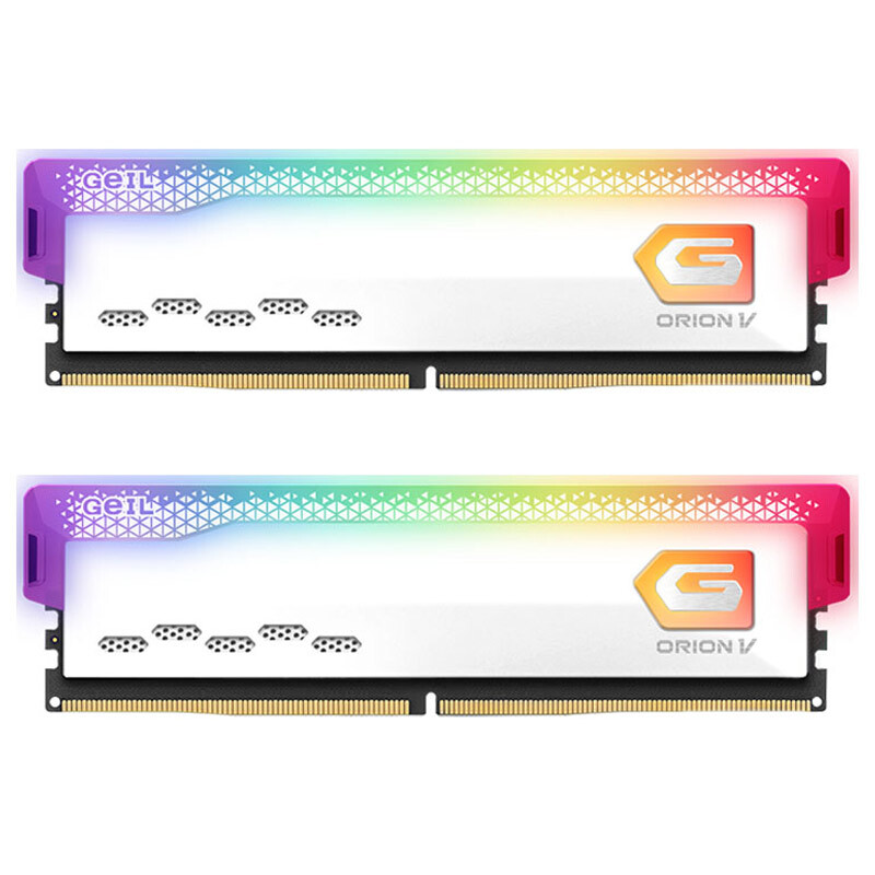 رم کامپیوتر گیل Orion V White RGB DDR5 32GB Dual 6000MHz CL38
