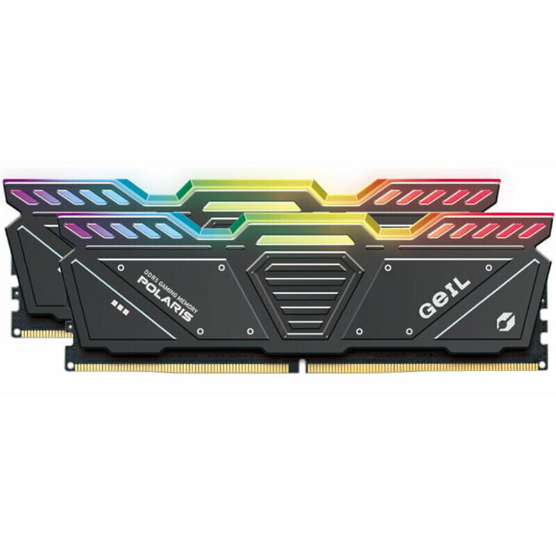 رم کامپیوتر گیل Polaris RGB DDR5 32GB Dual 4800MHz CL40 - 2