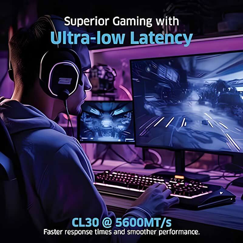 رم کامپیوتر کلو FIT V White DDR5 16GB Dual 5600MHz CL30 - 7