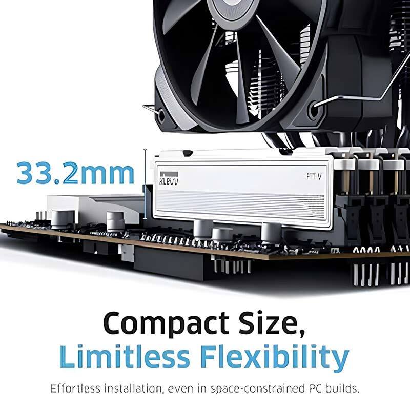 رم کامپیوتر کلو FIT V White DDR5 16GB Dual 5600MHz CL30 - 8