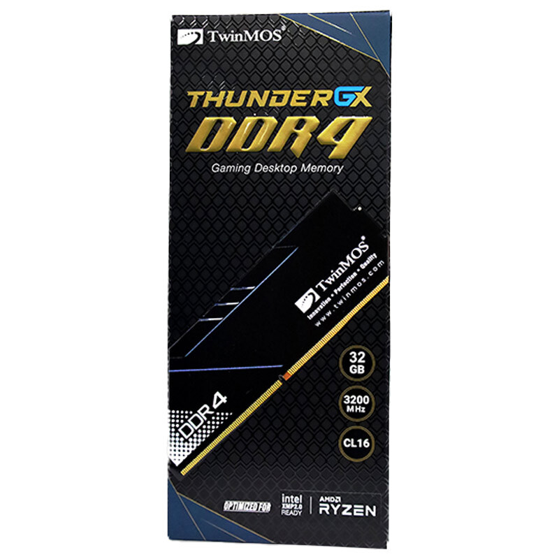 رم کامپیوتر توین موس Thunder GX DDR4 32GB Single 3200Mhz CL16 - 4