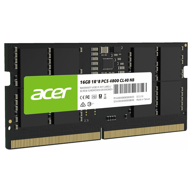 رم لپ تاپ ایسر Acer SD200 DDR5 16GB Single 4800MHz CL40 - 3