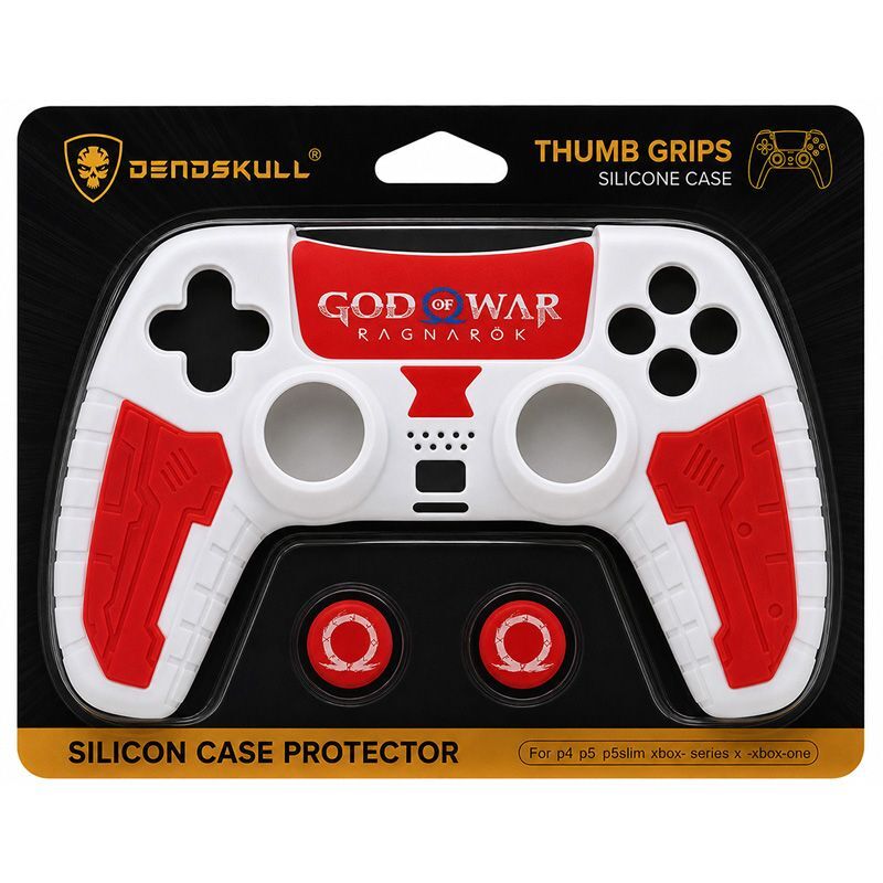 روکش دسته بازی آنالوگ دار PS5 دد اسکال SL01 طرح God of War Ragnarok - 2