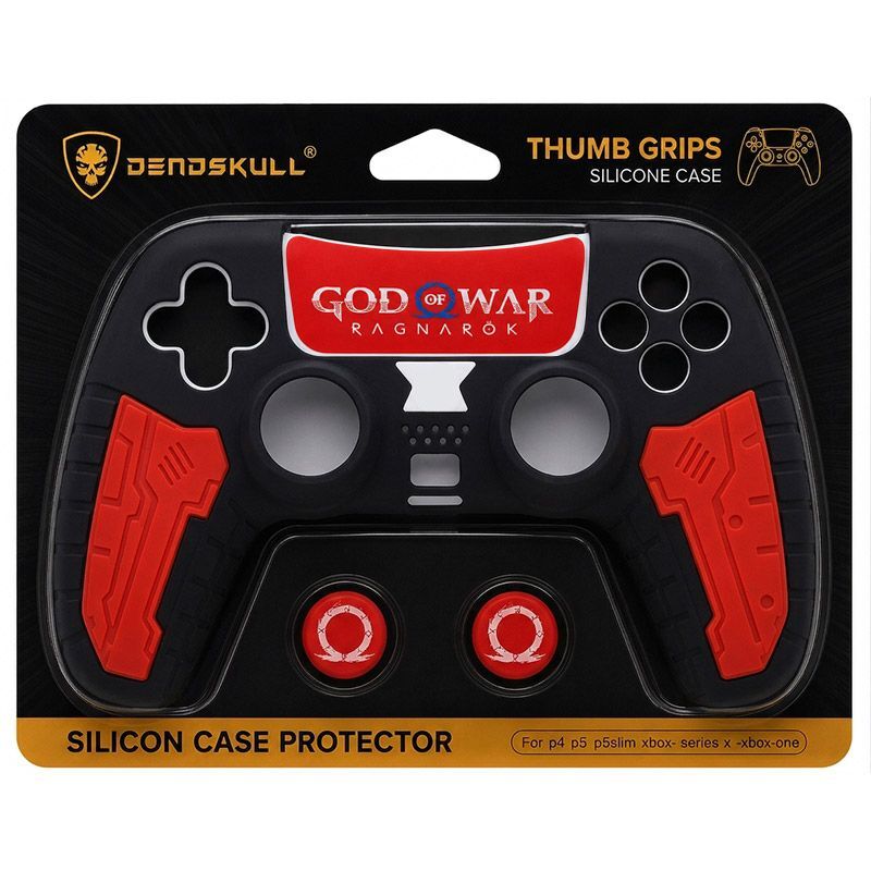 روکش دسته بازی آنالوگ دار PS5 دد اسکال SL01 طرح God of War Ragnarok - 3