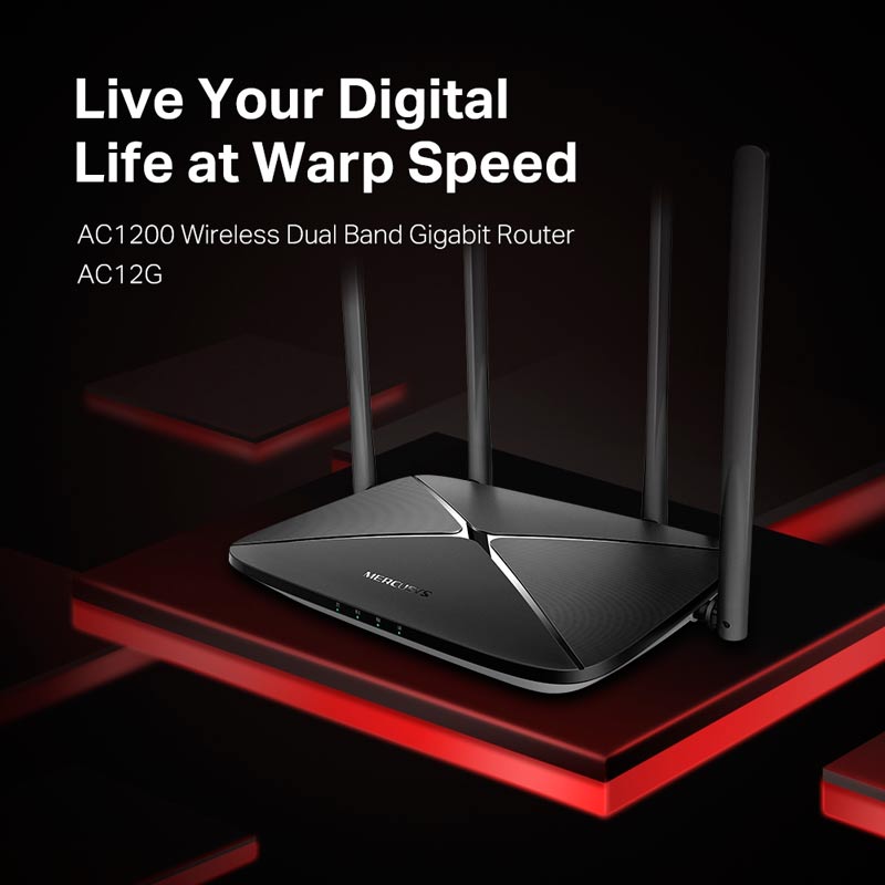 روتر بی سیم مرکوسیس AC12G - 3