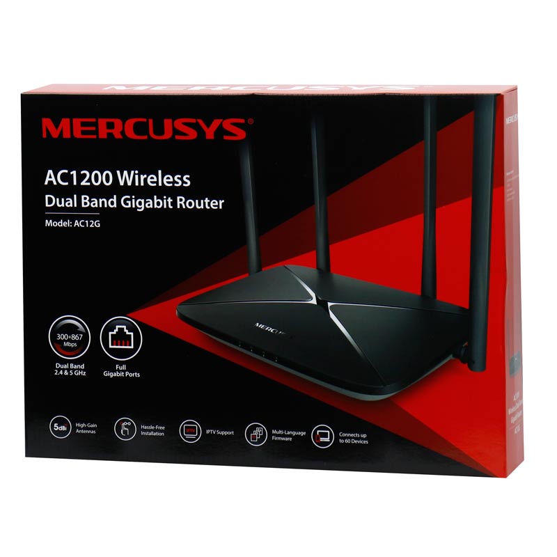 روتر بی سیم مرکوسیس AC12G - 5