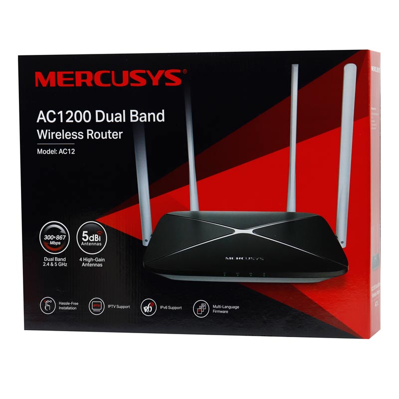روتر بی سیم مرکوسیس Dual Band AC12 - 6