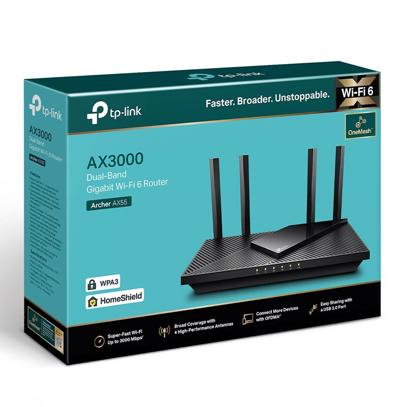 روتر بی سیم تی پی لینک AX3000 Archer AX55 - 2