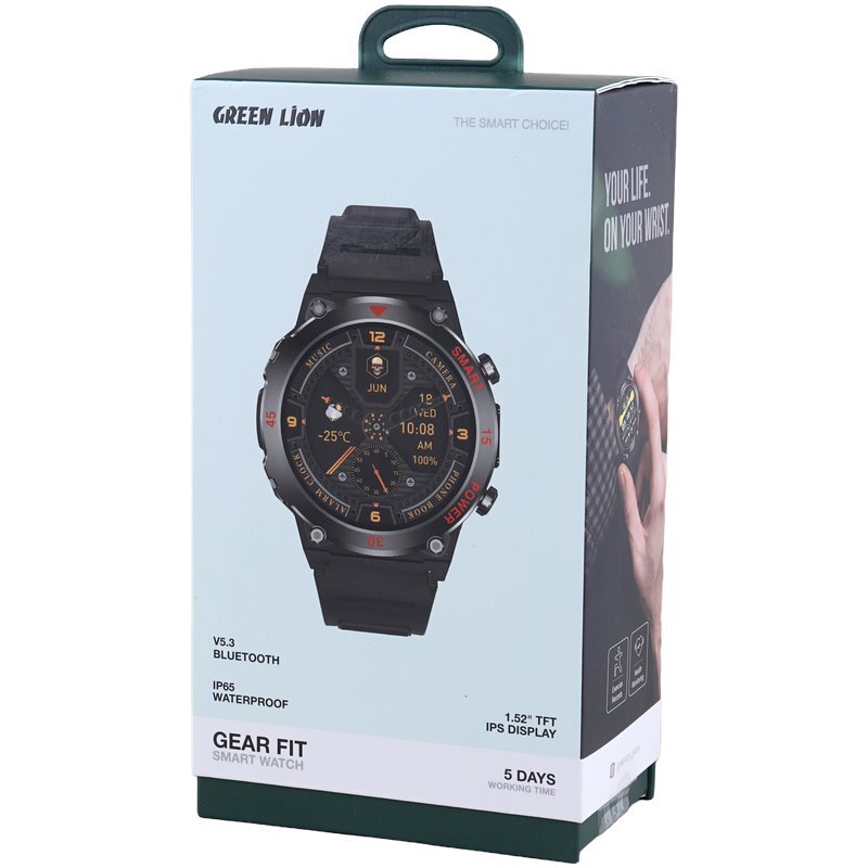 ساعت هوشمند گرین لاین Gear Fit GL-SWA52 GNGEARFTSWBK - 7
